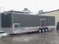 32ft RACE PACKAGE  8' tall trailer-Charcoal
