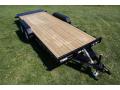 20FT BUMPER PULL FLATBED TRAILER W/WOOD DECKING