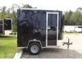 BLACK 8FT SA ENCLOSED CARGO TRAILER