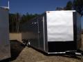 24FT SILVER AUTO TRAILER W/BLACKOUT PACKAGE