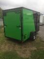 12ft Two Toned Green and Black Enclosed Auto Hauler