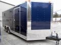 Blue 16ft Double Rear Doors Cargo Trailer