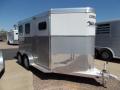 2 H trailer White and Chrome With V Front