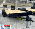 2023 B/R Trailer 82x16, Wide Stand Up Ramps, 10,400lb G.V.W.R