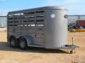 14FT LIVESTOCK TRAILER ROUNDED FRONT WITH WINDOW