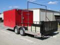 8.5 x 20 CUSTOM ENCLOSED CARGO + UTILITY TRAILER