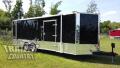 8.5 X 24' V-NOSED ENCLOSED CAR HAULER TRAILER LOADED W/ OPTIONS