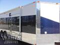 8.5 X 24' V-NOSED ENCLOSED TOY - RACE CAR HAULER TRAILER LOADED W/ OPTIONS & RACE READY 3 PRO RACER