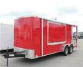 7 X 21 ENCLOSED CONCESSION / VENDING PORCH TRAILER LOADED W/ OPTIONS