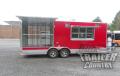 NEW 8.5 X 22' ENCLOSED MOBILE KITCHEN CONCESSION - FOOD VENDING - EVENT CATERING TRAILER w/ SCREENED