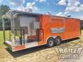 8.5 X 27' ENCLOSED MOBILE KITCHEN CONCESSION - FOOD VENDING - EVENT CATERING TRAILER w/ BBQ SMOKER