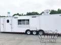 8.5 X 32' V-NOSED ENCLOSED FULLY LOADED MOBILE KITCHEN CONCESSION TRAILER