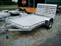 7710 single axle aluma aluminum utility trailer