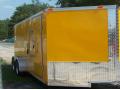 18ft V-nose Yellow Cargo Trailer