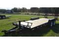 20ft Equipment Trailer w/Dovetail and Stand Up Ramps