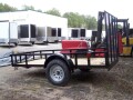 10ft Single Axle Utility Trailer Wood Deck