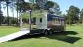 8.5 X 22 ENCLOSED CONCESSION TRAILER w/ 8' Porch ~ Deck