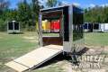 8.5 X 24 ENCLOSED CARGO TRAILER w/2 RAMPS Perfect for Snowmobiles, ATV'S Motorcycles - Carhauler -
