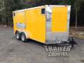 7 X 14' V-NOSED ENCLOSED MOBILE CONCESSION VENDING TRAILER