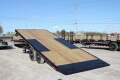 102'' x 22' Heavy Duty Bumper Pull Wood Deck Power Up & Down Tilt Deck Trailer