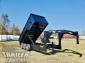 7' x 16' Gooseneck Triple Axle Hydraulic Dump Trailer with 48