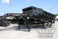 Brand 7' x 14' Iron Bull Scissor Hoist Hydraulic Gooseneck Dump Trailer 48