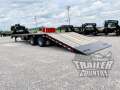 8.5' x 34' Heavy Duty 24K Low Profile Heavy Equipment Hauler Deckover Trailer w/ Gooseneck Coupler +