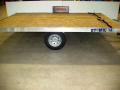 12ft Aluminum Tilting Sled Trailer with Wood Deck