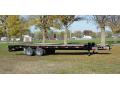 20+5ft Bumper Pull Deckover Flatbed w/ Tool Box