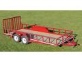 18ft TA Red Utility Trailer
