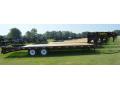 25+5ft 2-7000lb Axle Gooseneck Flatbed with 5' Dovetail