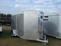 10FT Silver Cargo Trailer with Ramp-ALL ALUMINUM
