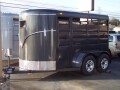  Charcoal Bumper Pull  2-Horse Trailer