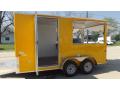 14FT Yellow Concession Trailer w/Sinks, Electrial
