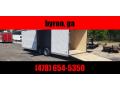  Covered Wagon Trailer 8.5x24 10k Carhauler w/ ramp door 