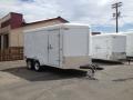 16ft V-Nose enclosed trailer with Barn Doors