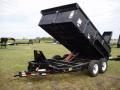 12ft TA Low Profile Extra Wide Dump Trailer