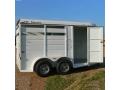 2 H White Trailer w/Kick and Floor Mats