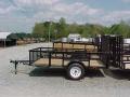 10ft SA Utility Trailer w/Expanded Metal Sides and Gate