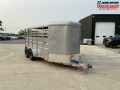 Delco 6ft 8in x 16ft Livestock Trailer