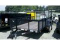 12ft TA UTILITY TRAILER W/EXPANDED METAL RAMP GATE