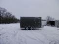Charcoal 14ft Tandem Axle  Enclosed  Cargo Trailer