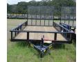 16ft Utility Trailer w/Rear Expanded Metal Gate