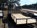 UTILITY TRAILER W/EXPANDED METAL GATE 16FT