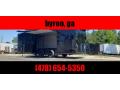  Covered Wagon Trailer 8.5x24 10k Carhauler w/ ramp door Enclosed Cargo