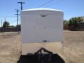 14ft WHITE FLAT FRONT MOTORCYCLE TRAILER