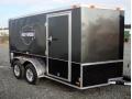  Motorcycle Trailer 12ft Charcoal and Black