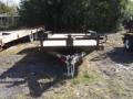 20ft 6 Ton Equipment Trailer-Black Steel Frame w/Wood Decking