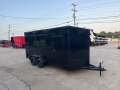 High Country Cargo 7x16 BLACK ON BLACK SPECIAL EDITION 7' Tall Cargo Trailer