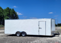 Quality Cargo  Enclosed Trailer 8.5 x 24 TA 7' 52K White